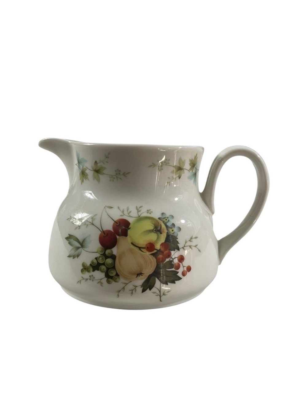 Royal Doulton Miramont Creamer Fruit Floral Pattern 10 oz Vintage